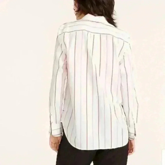 J. Crew - Classic-fit washed cotton poplin‎ shirt in candy stripe - Picture 3 of 9